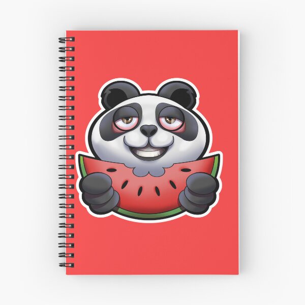 Item preview, SNAX Panda eating watermelon designed and sold by SilverBaX.
