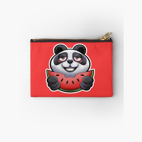 Item preview, SNAX Panda eating watermelon  designed and sold by SilverBaX.