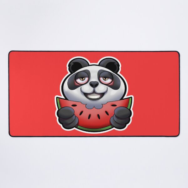 Item preview, SNAX Panda eating watermelon designed and sold by SilverBaX.