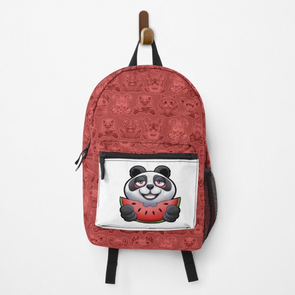 Item preview, SNAX Panda eating watermelon  designed and sold by SilverBaX.