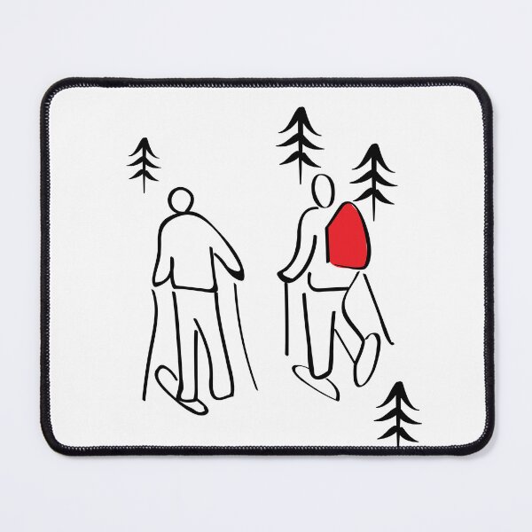 Item preview, Snowshoer Illustration designed and sold by whyitsme.