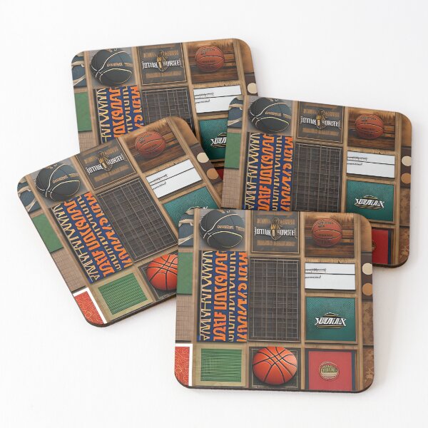 Aperçu de l'œuvre basketball scrapbook paper créée et vendue par Modefissi.