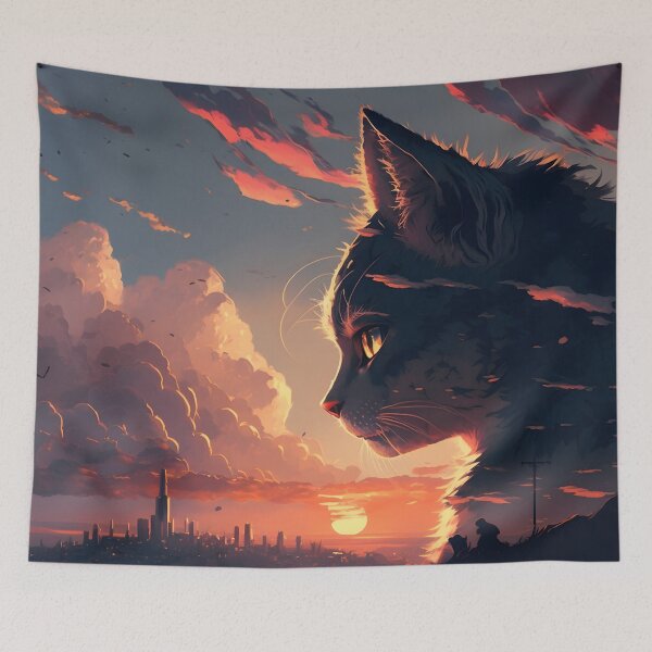 Item preview, Anime Cat artwork #3 designed and sold by YourMajestyLuna.