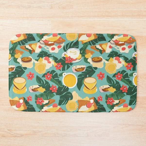 Item preview, Breakfast by the Water Abstract Hawaiian Print designed and sold by zwrohn.