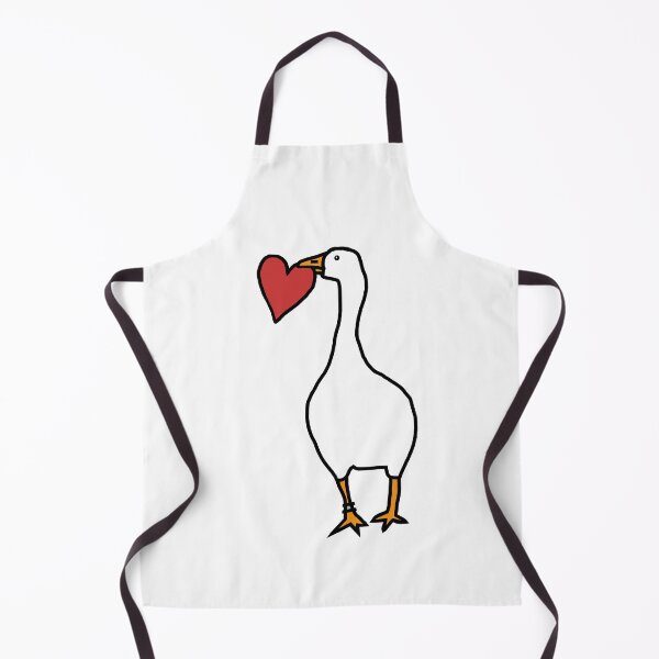 Item preview, Goose with Red Heart in Beak designed and sold by ellenhenry.