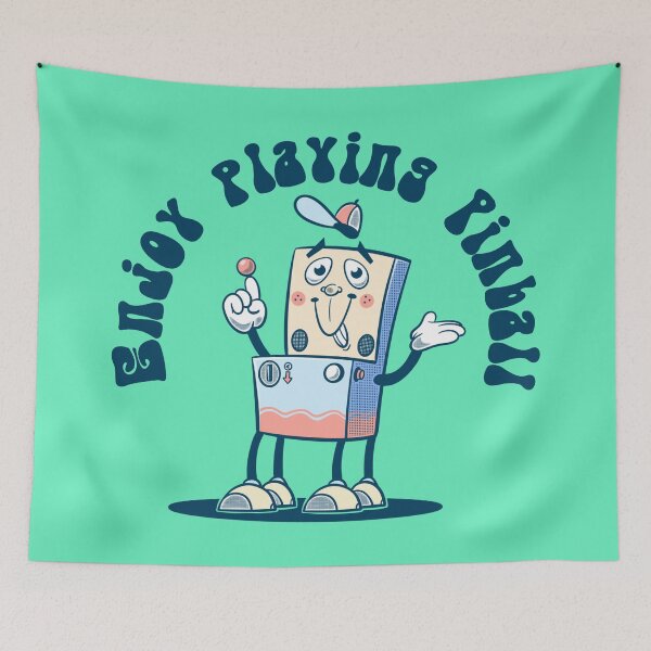 Item preview, Enjoy Playing Pinball designed and sold by cartoonalarm.