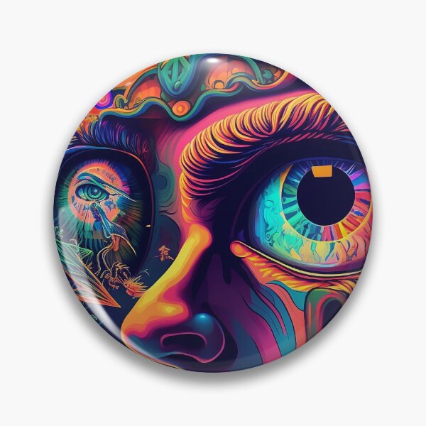 Item preview, Trippy Psychedelic Mad Man designed and sold by VibrantView.