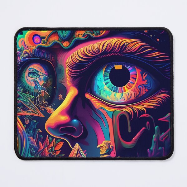 Item preview, Trippy Psychedelic Mad Man designed and sold by VibrantView.