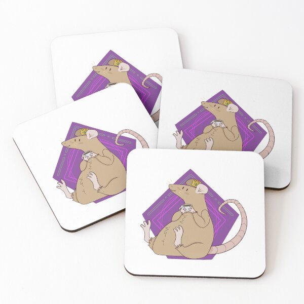 Item preview, Fancy Rat With Crown Drinking Tea designed and sold by Livinspace.