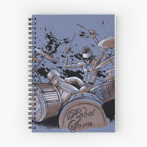Item preview, REBEL SCUM MANIAC DRUMMER- Atomic drumming designed and sold by Ice-Tees.