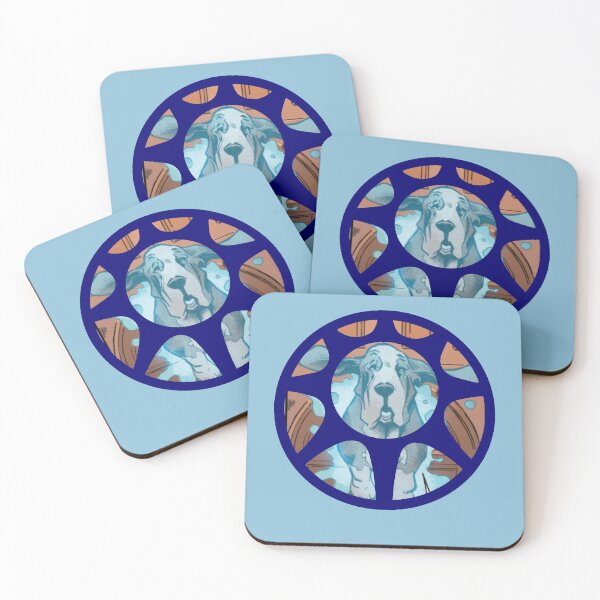 Item preview, Bats The Ghost Dog Midnight Suns Circle Logo  designed and sold by Midnightbloodstone.
