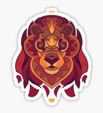 Fractured Lion Sticker