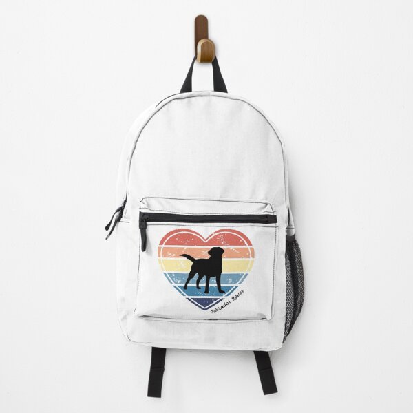 Item preview, Labrador Lover Retro Sunset Heart designed and sold by Print-A-Joke.