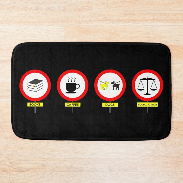 Item preview, Books and Coffee and Dogs and Social Justice designed and sold by Warih.