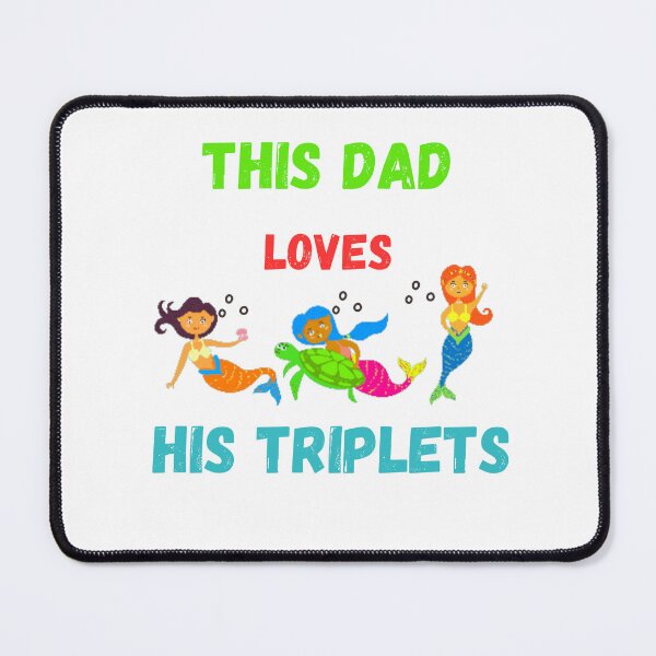 Item preview, This Dad Loves His Triplets designed and sold by Delnet ⭐⭐⭐⭐⭐.
