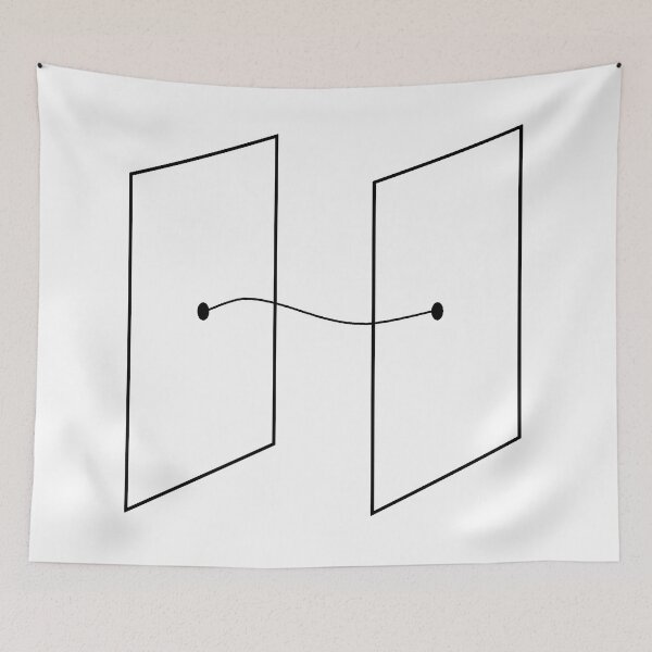 Item preview, an open string stretched between two D-branes, string theory and physics designed and sold by NoetherSym.