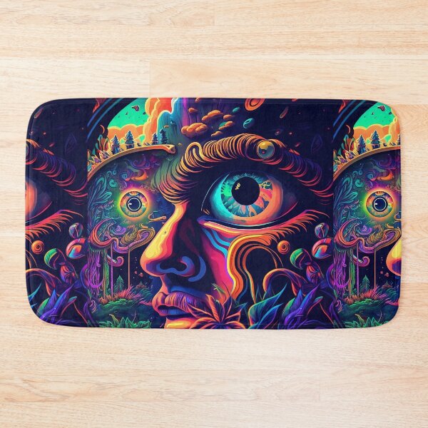 Item preview, Trippy Psychedelic Man designed and sold by VibrantView.