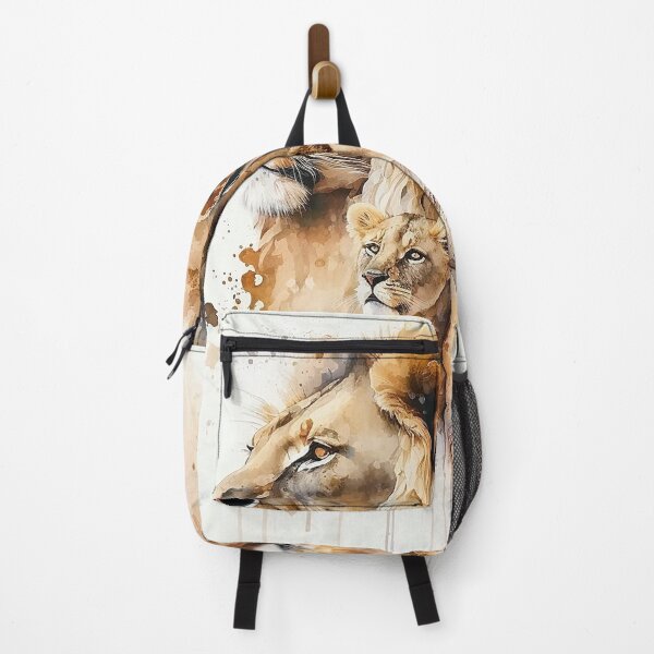 Item preview, lion family watercolor designed and sold by shokA Design.