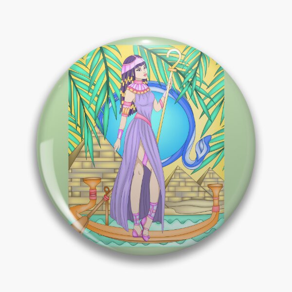 Item preview, Egyptian woman on a boat floating on the Nile river designed and sold by DaveM7054.