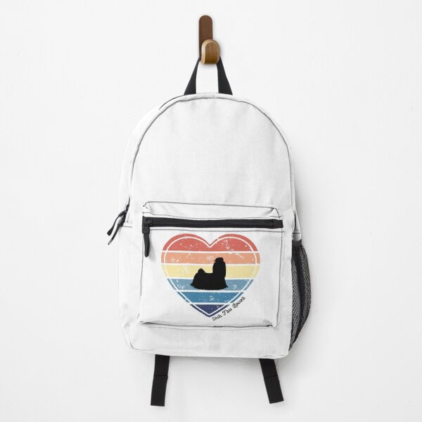Item preview, Shih Tzu Lover Retro Sunset Heart designed and sold by Print-A-Joke.