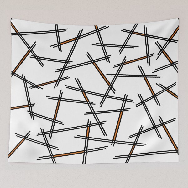 Item preview, Abstract geometric pattern - orange. designed and sold by K.S ART.