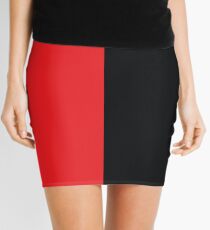 Red and Black Mini Skirt