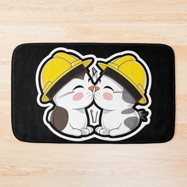 Item preview, Catswithhardhats Sticker designed and sold by MikAImageShop.