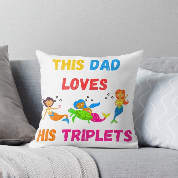 Item preview, This Dad Loves His Triplets designed and sold by Delnet ⭐⭐⭐⭐⭐.