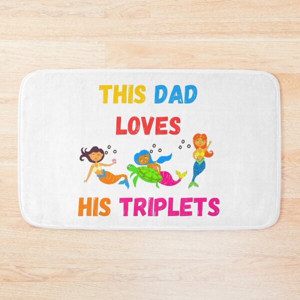 Item preview, This Dad Loves His Triplets designed and sold by Delnet ⭐⭐⭐⭐⭐.