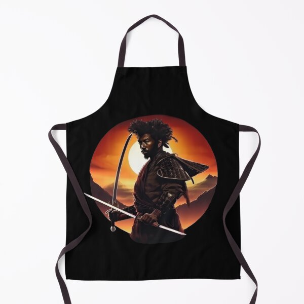 Item preview, Afrofuturism Samurai Warrior w/Sun designed and sold by SurrealeyeSEA.