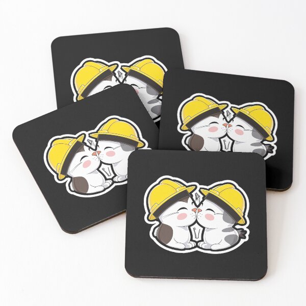 Item preview, Catswithhardhats Sticker designed and sold by MikAImageShop.