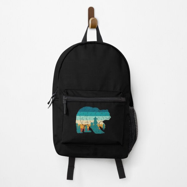 Item preview, Bear Retro Forest Nature Hiker Forester Gift Outdoor designed and sold by Lenny Stahl.