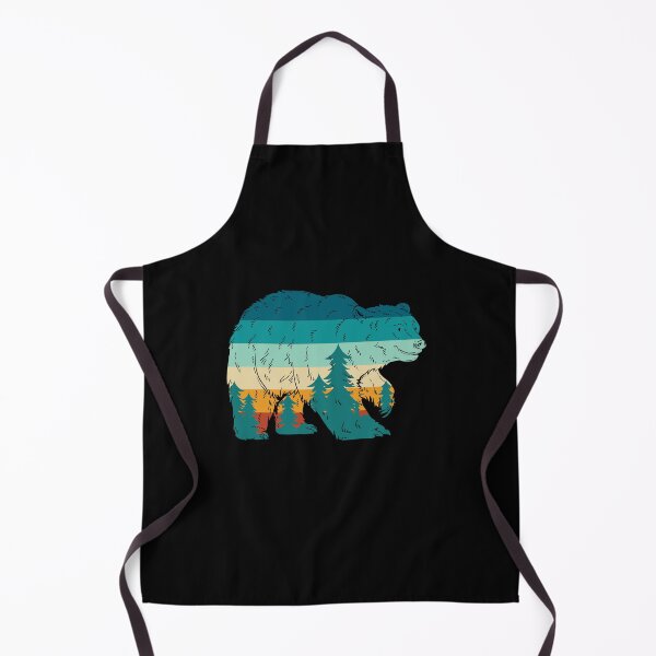 Item preview, Bear Retro Forest Nature Hiker Forester Gift Outdoor designed and sold by Lenny Stahl.