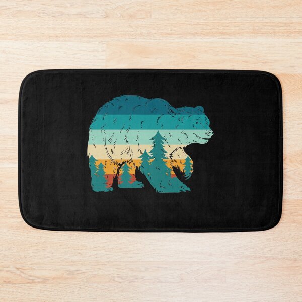 Item preview, Bear Retro Forest Nature Hiker Forester Gift Outdoor designed and sold by Lenny Stahl.