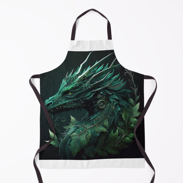 Item preview, Nature Protector Magic Green Dragon Surrounded by Green Leaves designed and sold by Markooz85.