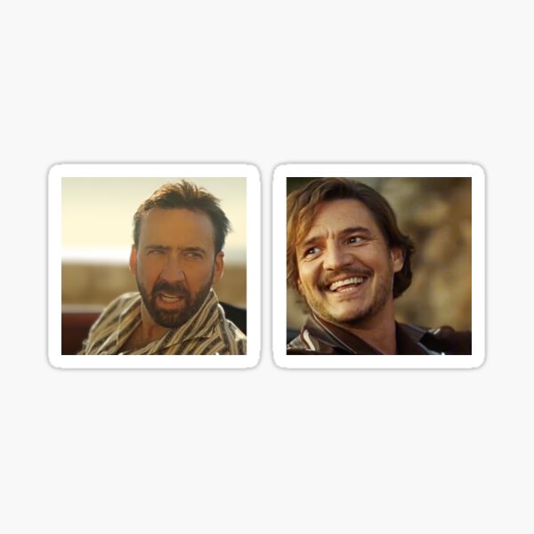 Item preview, Nick Cage Pedro Pascal Meme  designed and sold by ninacollages.