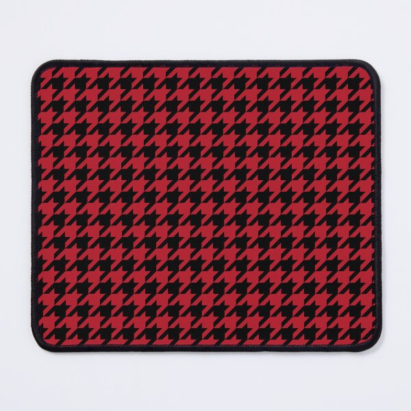 Item preview, Houndstooth pattern in black, red designed and sold by Kreativa1.