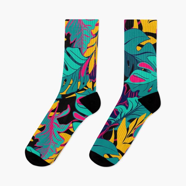 Item preview, Tropical rainforest floral pattern designed and sold by Mashusha-art.