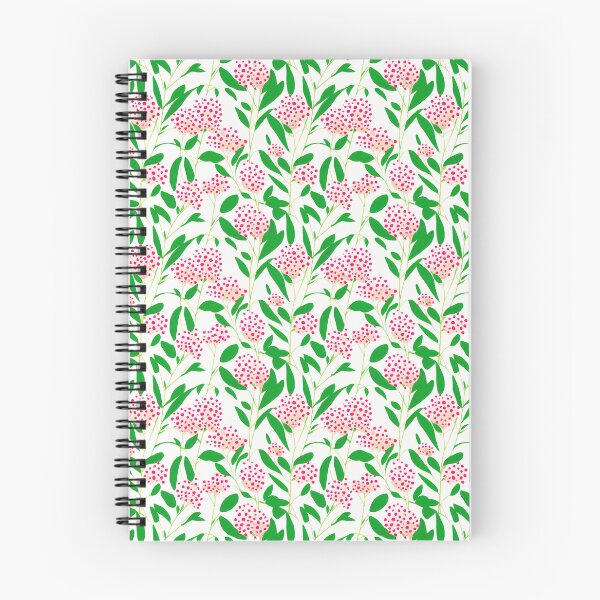 Item preview, Pink Flower Puffs and Green Leaves, Springtime designed and sold by KShedenhelm.