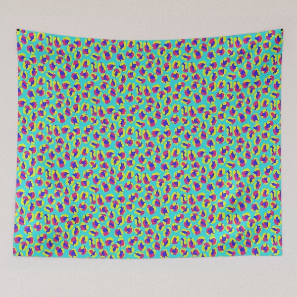 Item preview, Neon Leopard, Blue designed and sold by Jaima-OLoughlin.