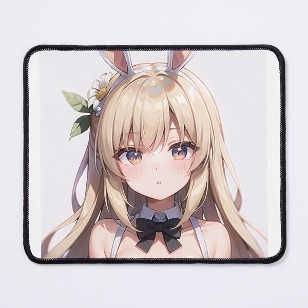 Item preview, A Cute Bunny Girl With a Flower Tiara Sticker Very Kawaii designed and sold by HikariAtelier.