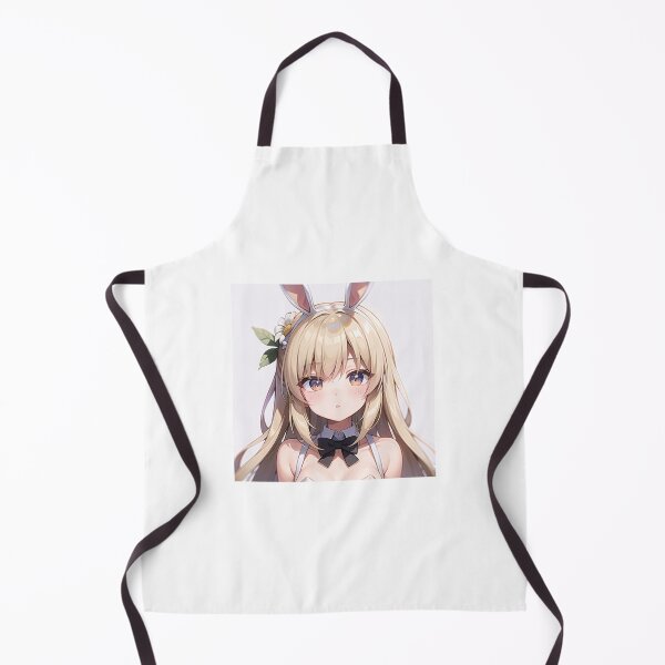 Item preview, A Cute Bunny Girl With a Flower Tiara Sticker Very Kawaii designed and sold by HikariAtelier.