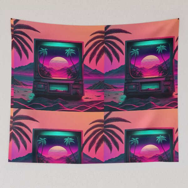 Item preview, Vaporwave CRT TV designed and sold by VibrantView.