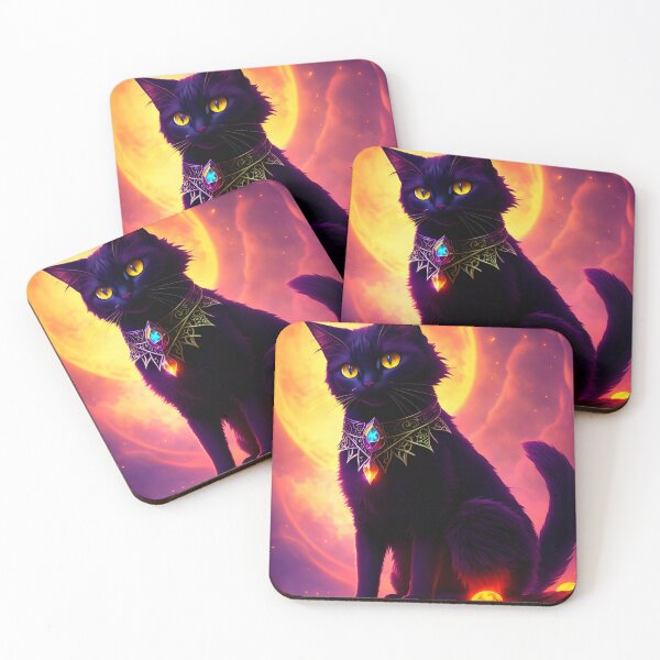 Item preview, Fantasy Cat art #8 (Witch Cat) designed and sold by YourMajestyLuna.