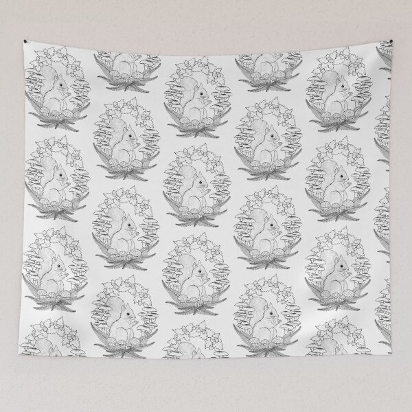 Item preview, squirrel vignette designed and sold by eyerobertson.