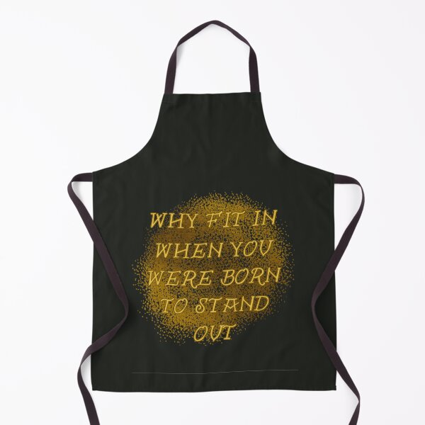 Item preview, Why Fit In When You Were Born To Stand Out. Golden Luxury designed and sold by Rebel-Design.