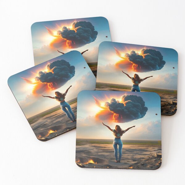 Item preview, girl from behind with an explosion designed and sold by redstar-design.