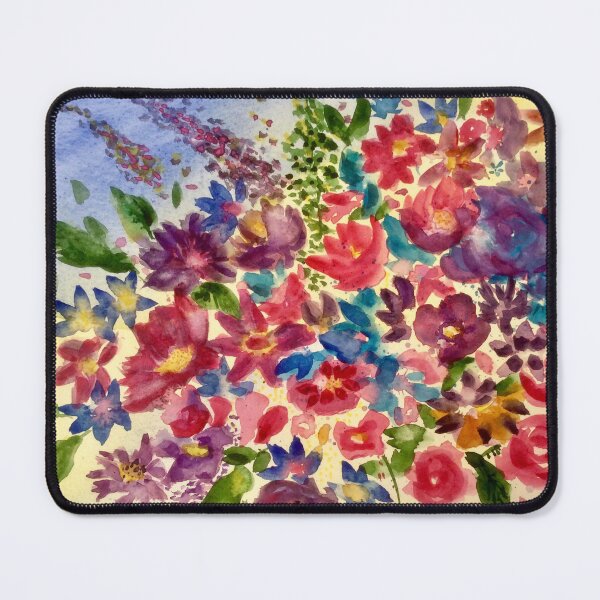 Item preview, “Floral Mania”. Vibrant Watercolours. designed and sold by Angela Haig-Harrison.