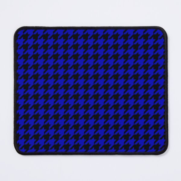 Item preview, Houndstooth pattern in black, blue designed and sold by Kreativa1.