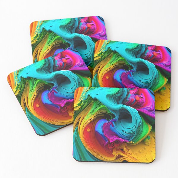 Item preview, abstract color painting designed and sold by redstar-design.